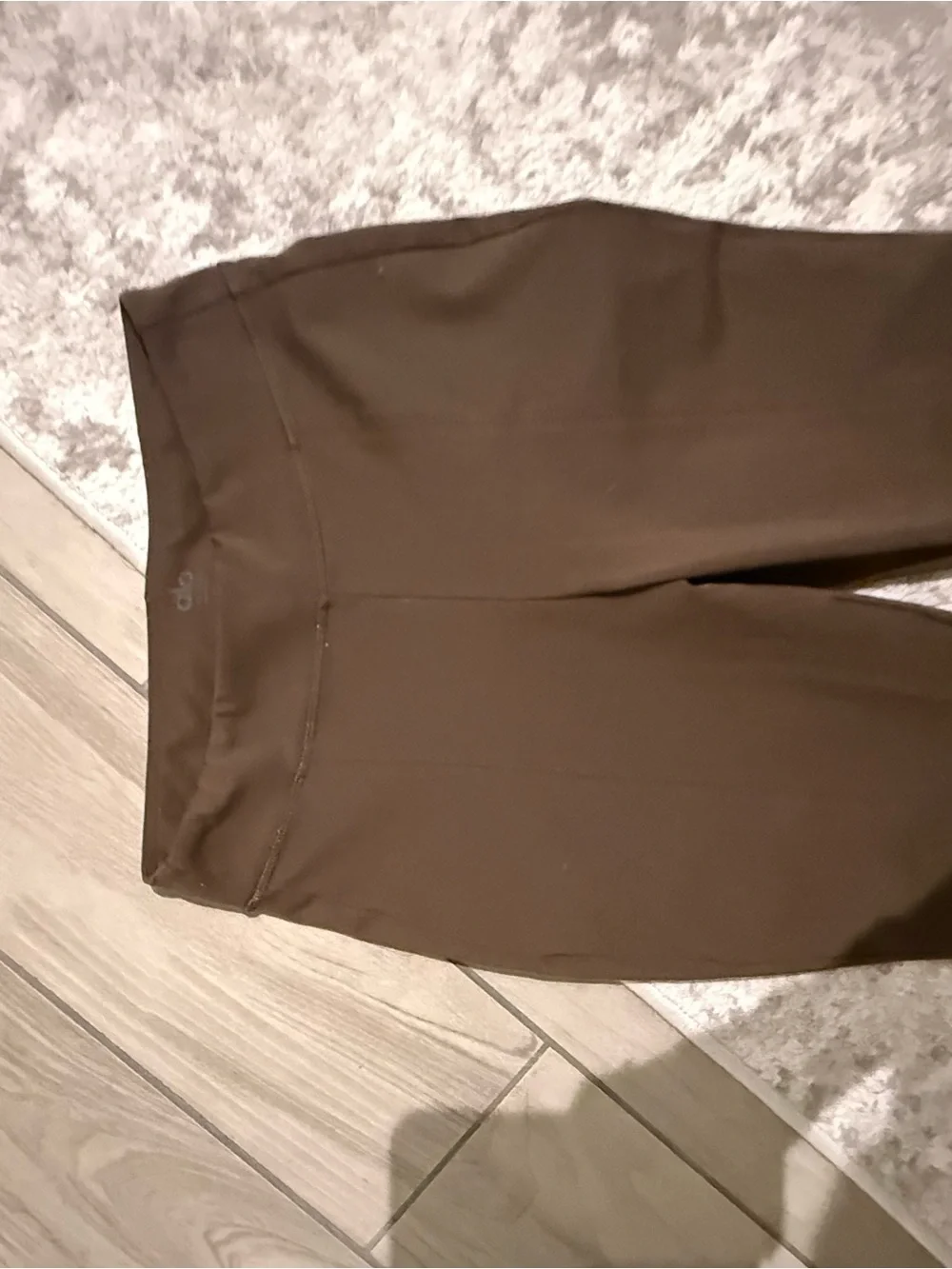 ALO Yoga Brown Split-Hem Boot Flare Pants